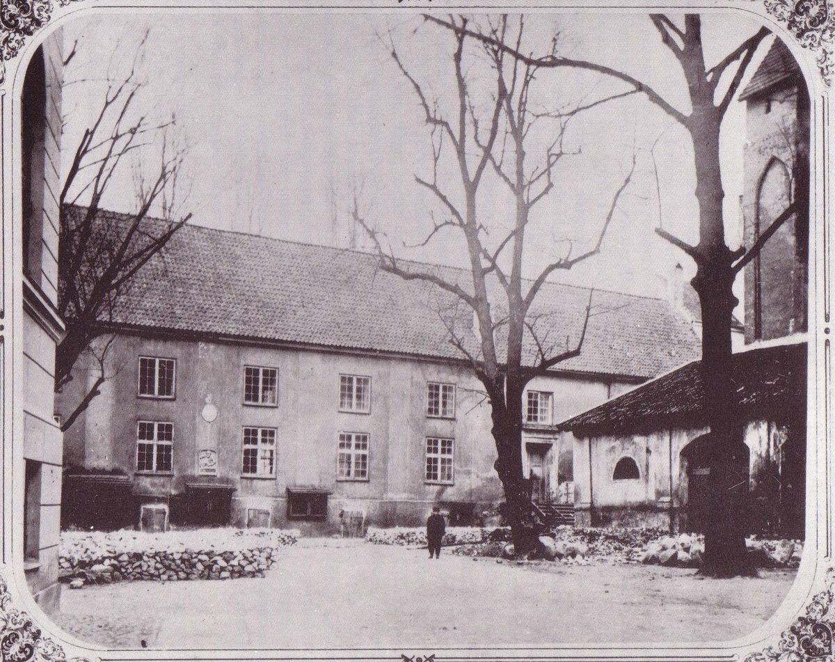 Старое здание университета Альбертина, 1870-е